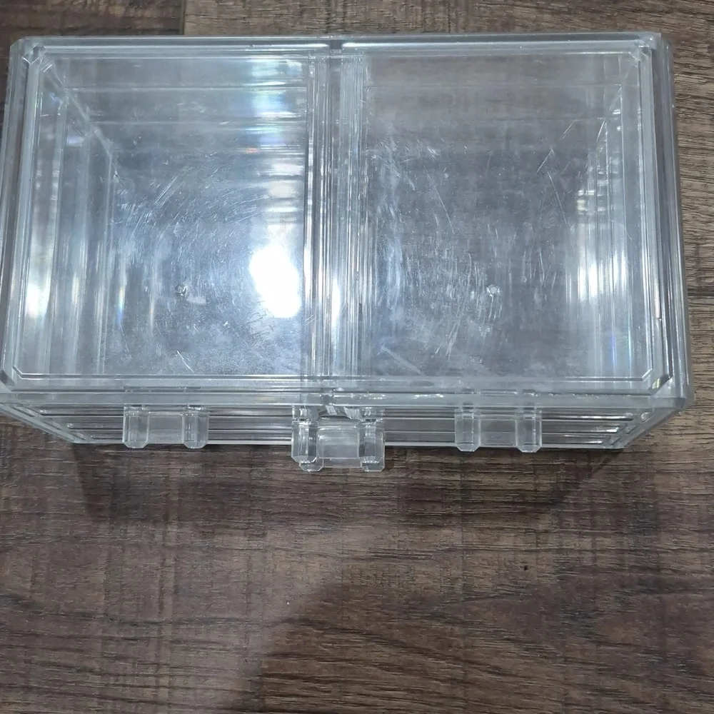 Clear Table Countertop Acrylic Plastic Storage Organizer